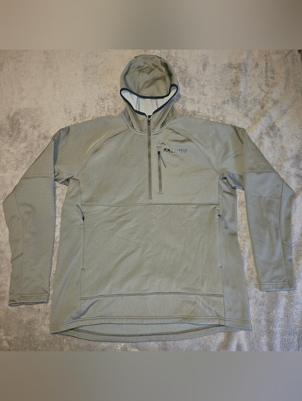 Kuiu - Men's StrongFleece 235 Zip-T Hoodie - Ash